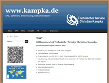 Tablet Screenshot of kampka.de